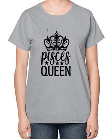 pisces queen 376# - pisces-  Ladies T-Shirt