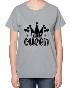 pisces queen 377# - pisces-  Ladies T-Shirt