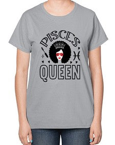 pisces queen 380# - pisces-  Ladies T-Shirt