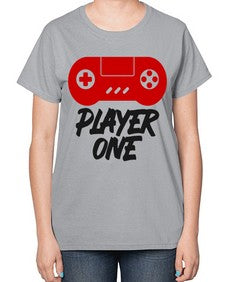 play one 145# - video games-  Ladies T-Shirt