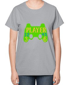 player 38# - video games-  Ladies T-Shirt