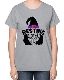 resting witch face 27# - witch-  Ladies T-Shirt