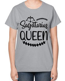 sagittarius queen 413# - sagittarius-  Ladies T-Shirt