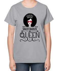 sagittarius queen 414# - sagittarius-  Ladies T-Shirt