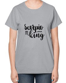 scorpio king 433# - scorpio-  Ladies T-Shirt