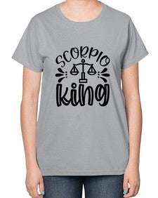 scorpio king 444# - scorpio-  Ladies T-Shirt