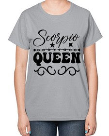 scorpio queen 447# - scorpio-  Ladies T-Shirt