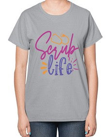 scrub life Style 1380# - nurse-  Ladies T-Shirt