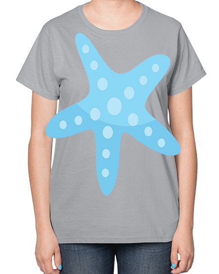 starfish 2# - shark-fish-  Ladies T-Shirt