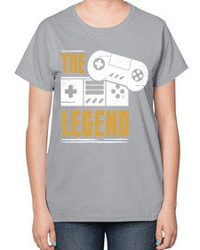 the legend 156# - video games-  Ladies T-Shirt