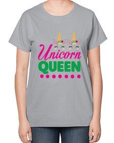 unicorn queen 481# - unicorn-  Ladies T-Shirt