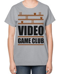 video game club 160# - video games-  Ladies T-Shirt
