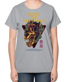 wolfie the unstoppable lvrw 1251# - art pop art-  Ladies T-Shirt