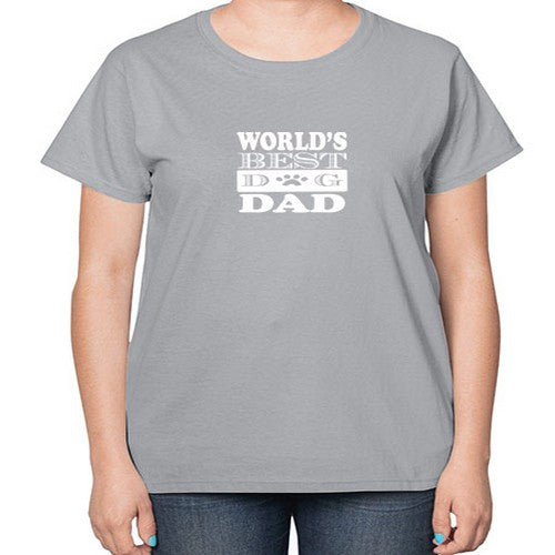 world's best dog dad 247# - dogs-  Ladies T-Shirt