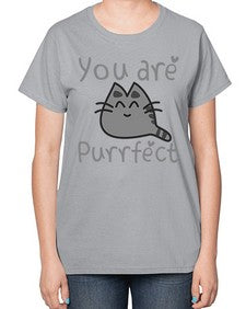 you are purrfect - cats-  Ladies T-Shirt