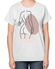 Abstract Shape 195# - art pop art-  Ladies T-Shirt