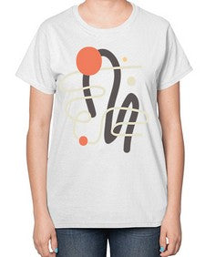 Abstract Shape 198# - art pop art-  Ladies T-Shirt