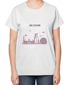AbuDhabi 268# - cities-  Ladies T-Shirt