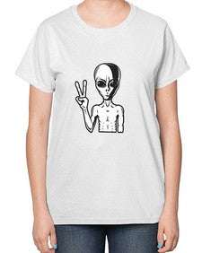Alien 59# - ufo-  Ladies T-Shirt