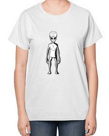 Alien 64# - ufo-  Ladies T-Shirt