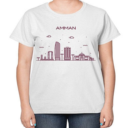 Amman 314# - cities-  Ladies T-Shirt