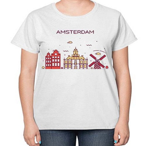 Amsterdam 321# - cities-  Ladies T-Shirt
