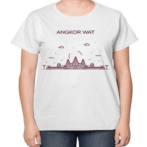 AngkorWat 326# - cities-  Ladies T-Shirt