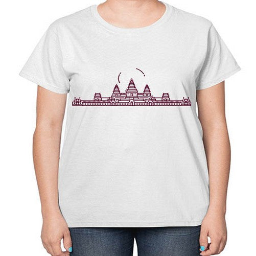 AngkorWat 327# - cities-  Ladies T-Shirt