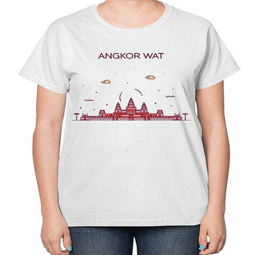 AngkorWat 328# - cities-  Ladies T-Shirt
