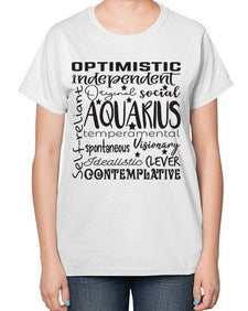 Aquarius 563# - aquarius-  Ladies T-Shirt