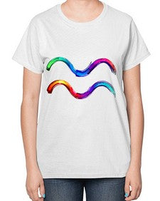 Aquarius 69# - aquarius-  Ladies T-Shirt