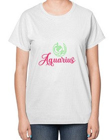 Aquarius 70# - aquarius-  Ladies T-Shirt