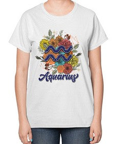 Aquarius 7# - aquarius-  Ladies T-Shirt