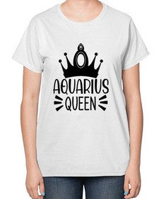 Aquarius queen 73# - aquarius-  Ladies T-Shirt