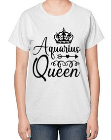 Aquarius queen 74# - aquarius-  Ladies T-Shirt
