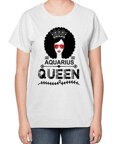 Aquarius queen 75# - aquarius-  Ladies T-Shirt