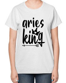 Aries king 108# - aries-  Ladies T-Shirt