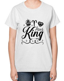 Aries king 111# - aries-  Ladies T-Shirt