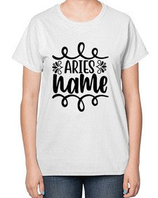 Ariesname 112# - aries-  Ladies T-Shirt