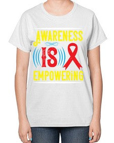 Awareness is empowering Style 6# - Self awareness-  Ladies T-Shirt