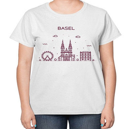 Basel 417# - cities-  Ladies T-Shirt