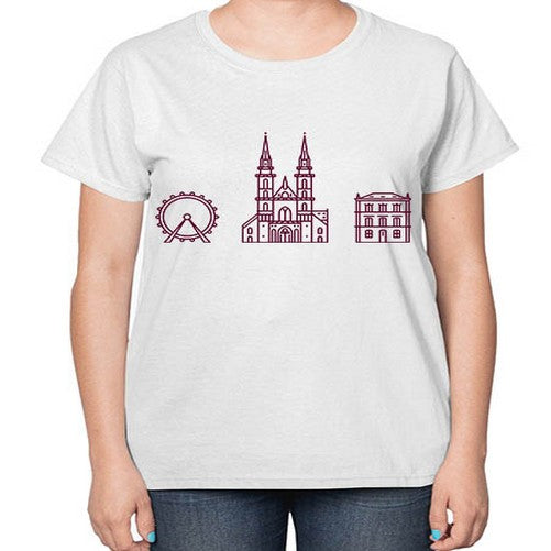 Basel 418# - cities-  Ladies T-Shirt