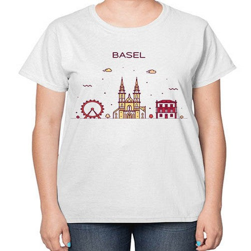 Basel 419# - cities-  Ladies T-Shirt