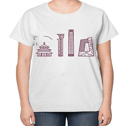 Beijing 426# - cities-  Ladies T-Shirt