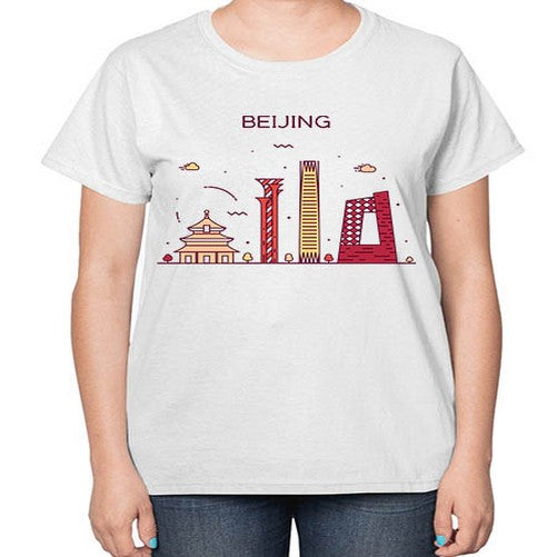 Beijing 428# - cities-  Ladies T-Shirt