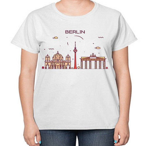 Berlin 447# - cities-  Ladies T-Shirt