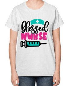 Blessed Nurse Style Style 630# - nurse-  Ladies T-Shirt