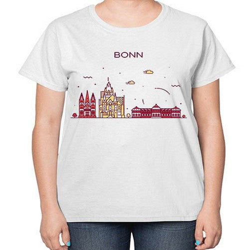 Bonn 474# - cities-  Ladies T-Shirt