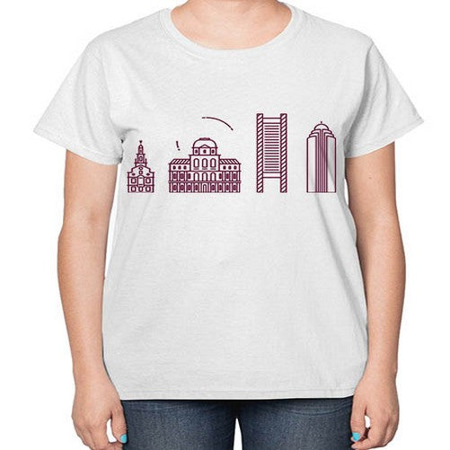 Boston 479# - cities-  Ladies T-Shirt