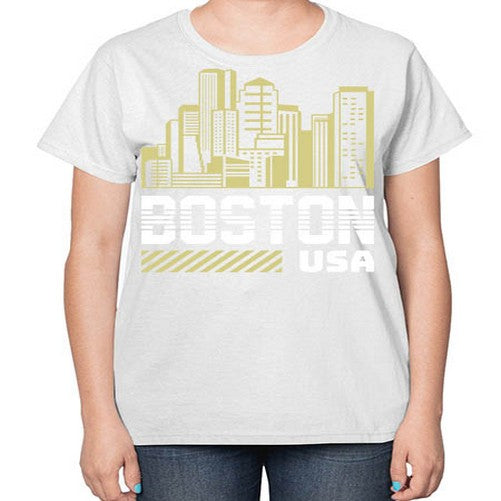 Boston 480# - cities-  Ladies T-Shirt